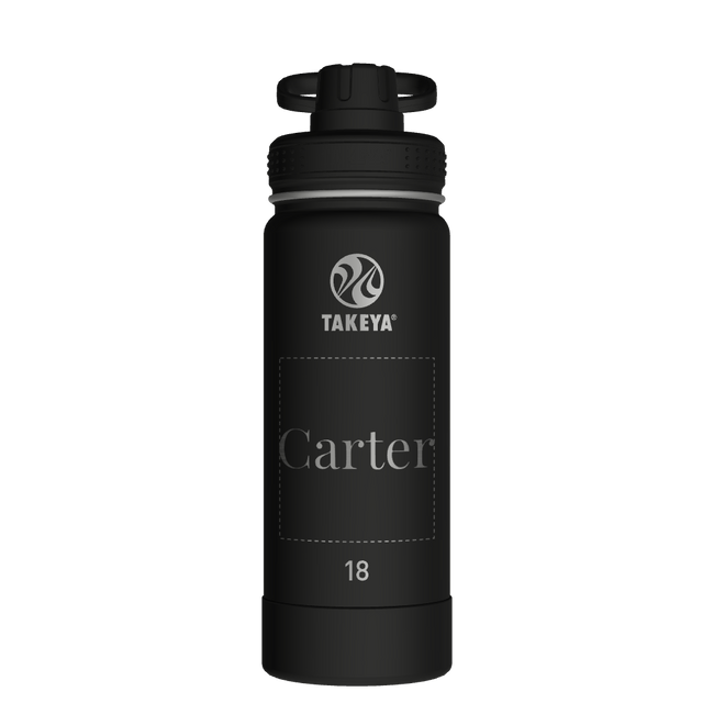 Actives Water Bottle With Spout Lid - customized