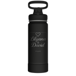 Actives Water Bottle With Spout Lid - customized