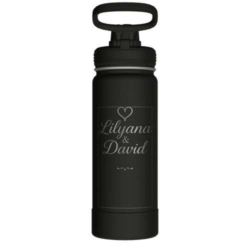 Actives Water Bottle With Spout Lid - customized