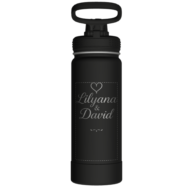 Actives Water Bottle With Spout Lid - customized