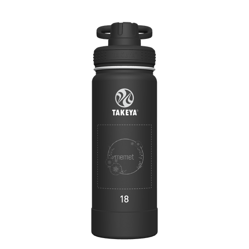 Actives Water Bottle With Spout Lid - customized