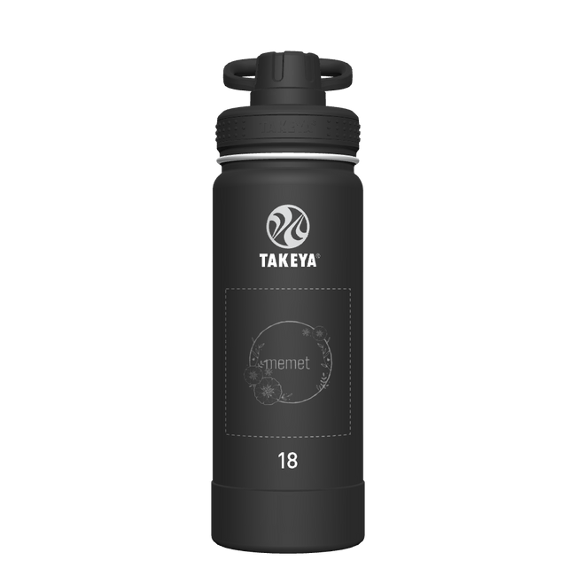 Actives Water Bottle With Spout Lid - customized