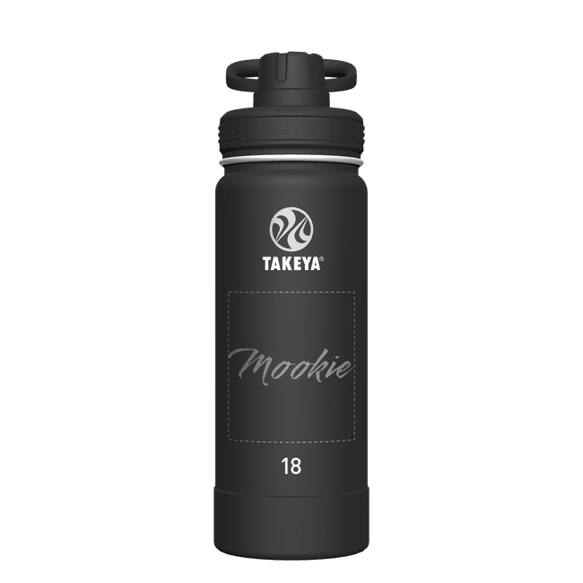 Actives Water Bottle With Spout Lid - customized