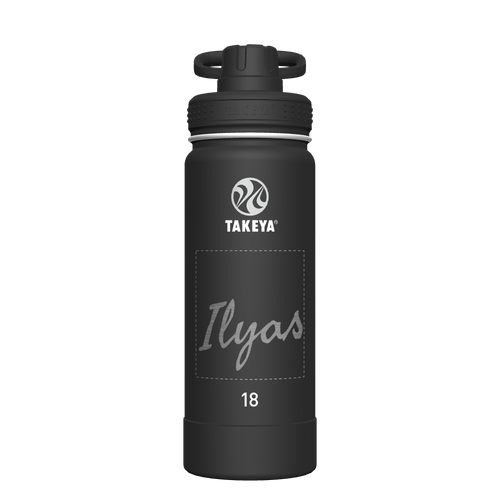 Actives Water Bottle With Spout Lid - customized