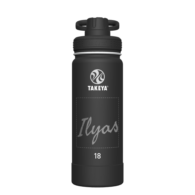 Actives Water Bottle With Spout Lid - customized