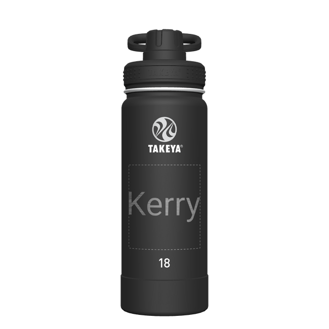Actives Water Bottle With Spout Lid - customized