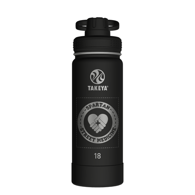 Actives Water Bottle With Spout Lid - customized