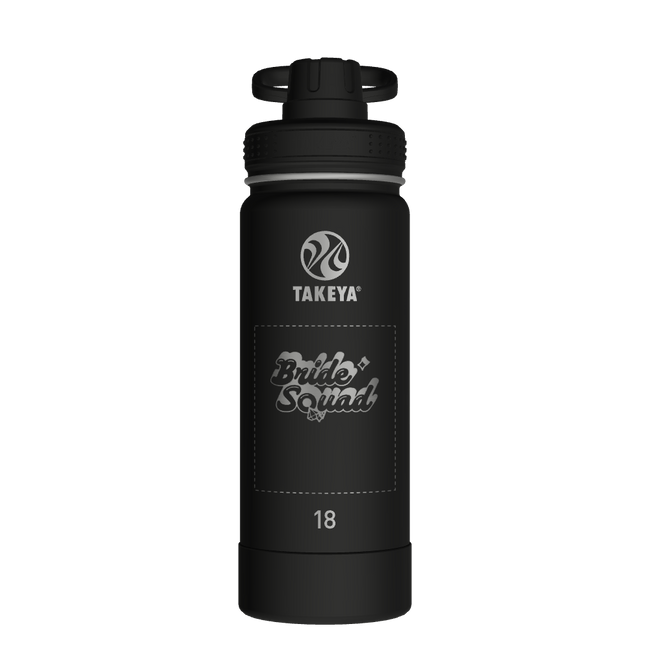 Actives Water Bottle With Spout Lid - customized