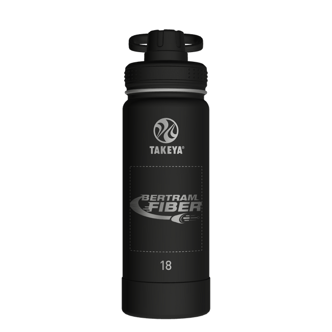 Actives Water Bottle With Spout Lid - customized