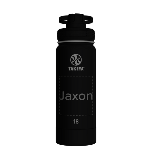 Actives Water Bottle With Spout Lid - customized
