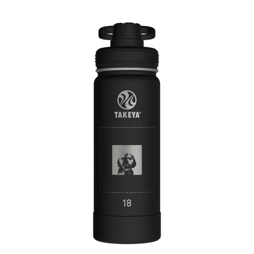 Actives Water Bottle With Spout Lid - customized