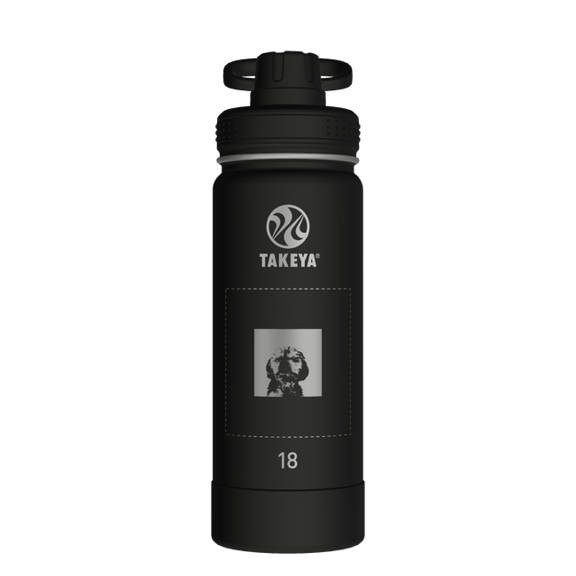 Actives Water Bottle With Spout Lid - customized