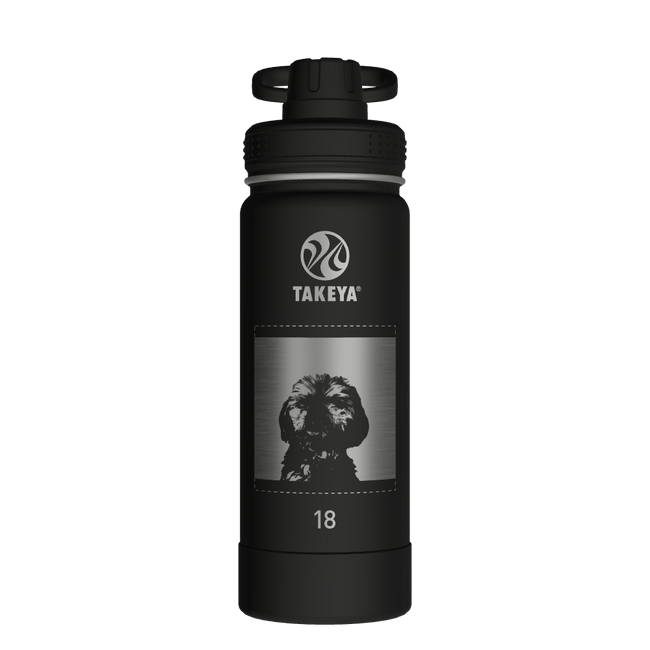 Actives Water Bottle With Spout Lid - customized