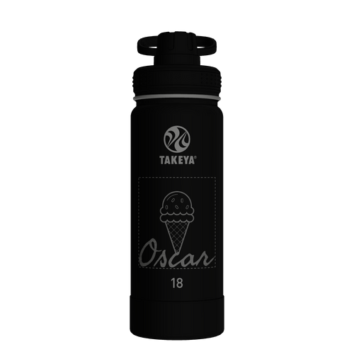 Actives Water Bottle With Spout Lid - customized
