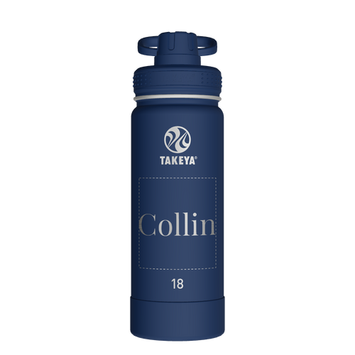 Actives Water Bottle With Spout Lid - customized