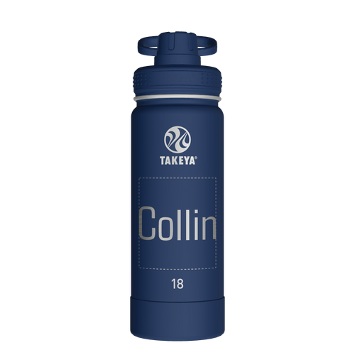 Actives Water Bottle With Spout Lid - customized