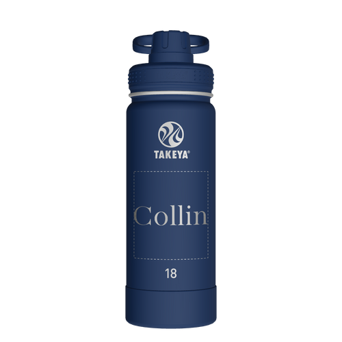 Actives Water Bottle With Spout Lid - customized