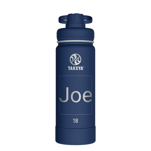 Actives Water Bottle With Spout Lid - customized