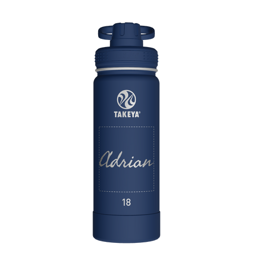 Actives Water Bottle With Spout Lid - customized