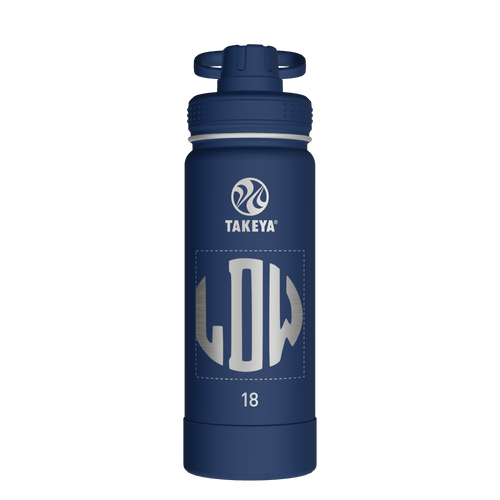 Actives Water Bottle With Spout Lid - customized