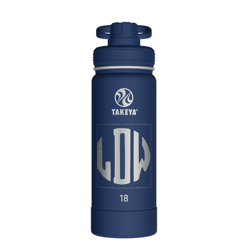 Actives Water Bottle With Spout Lid - customized