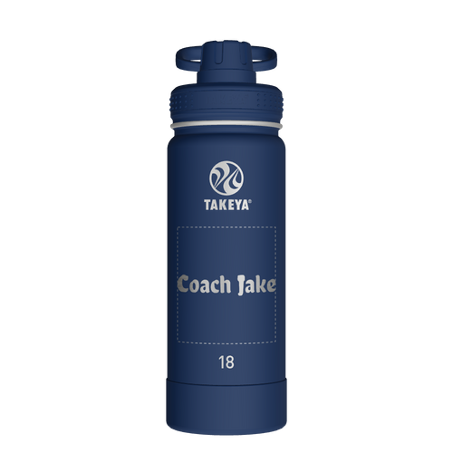Actives Water Bottle With Spout Lid - customized