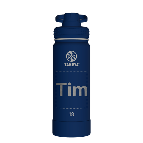 Actives Water Bottle With Spout Lid - customized