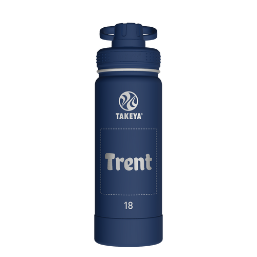 Actives Water Bottle With Spout Lid - customized