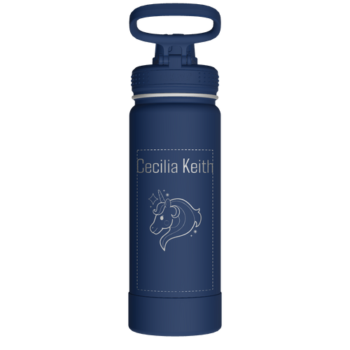 Actives Water Bottle With Spout Lid - customized