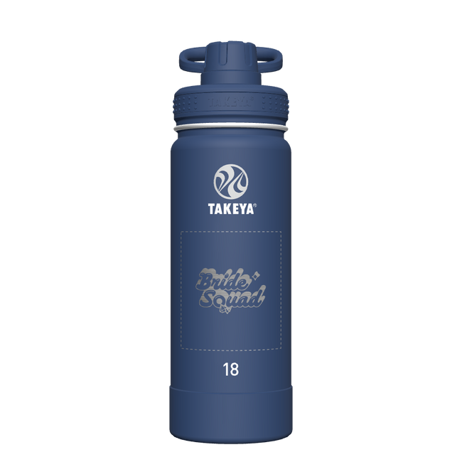 Actives Water Bottle With Spout Lid - customized