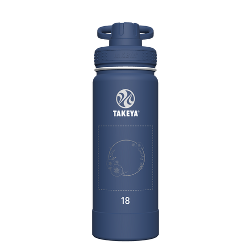 Actives Water Bottle With Spout Lid - customized