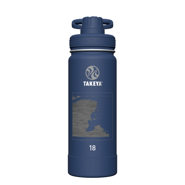 Actives Water Bottle With Spout Lid - customized