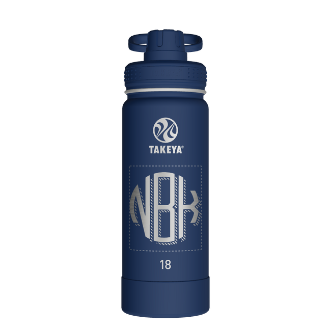 Actives Water Bottle With Spout Lid - customized