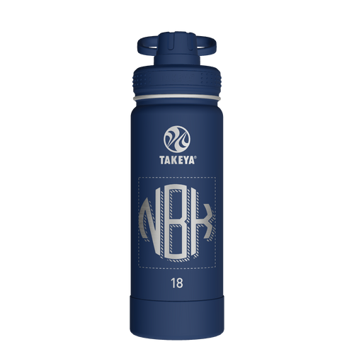 Actives Water Bottle With Spout Lid - customized