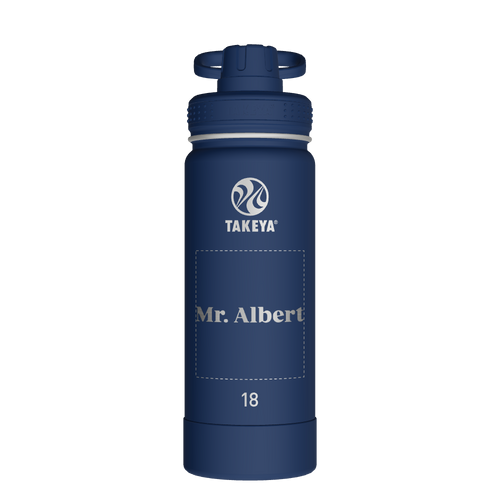Actives Water Bottle With Spout Lid - customized