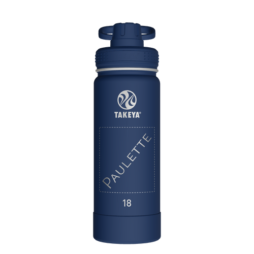 Actives Water Bottle With Spout Lid - customized