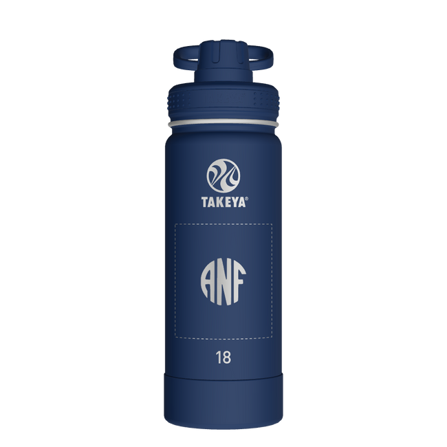 Actives Water Bottle With Spout Lid - customized