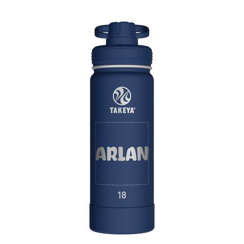 Actives Water Bottle With Spout Lid - customized