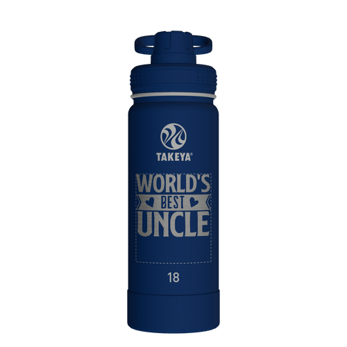Actives Water Bottle With Spout Lid - customized