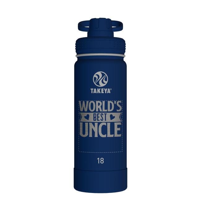Actives Water Bottle With Spout Lid - customized