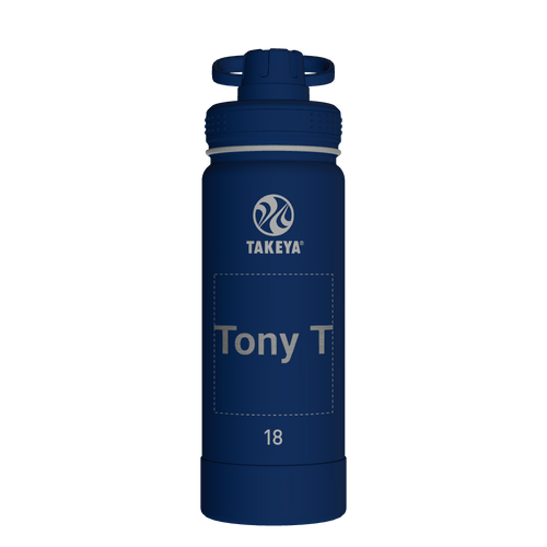 Actives Water Bottle With Spout Lid - customized