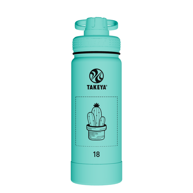 Actives Water Bottle With Spout Lid - customized