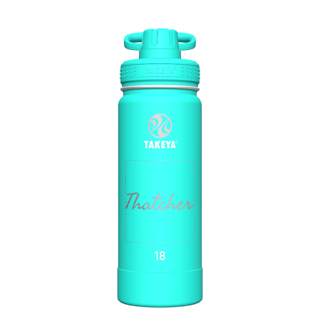 Actives Water Bottle With Spout Lid - customized