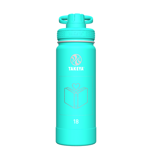 Actives Water Bottle With Spout Lid - customized