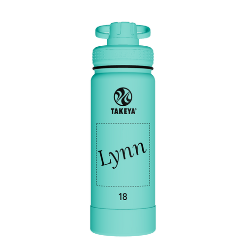 Actives Water Bottle With Spout Lid - customized