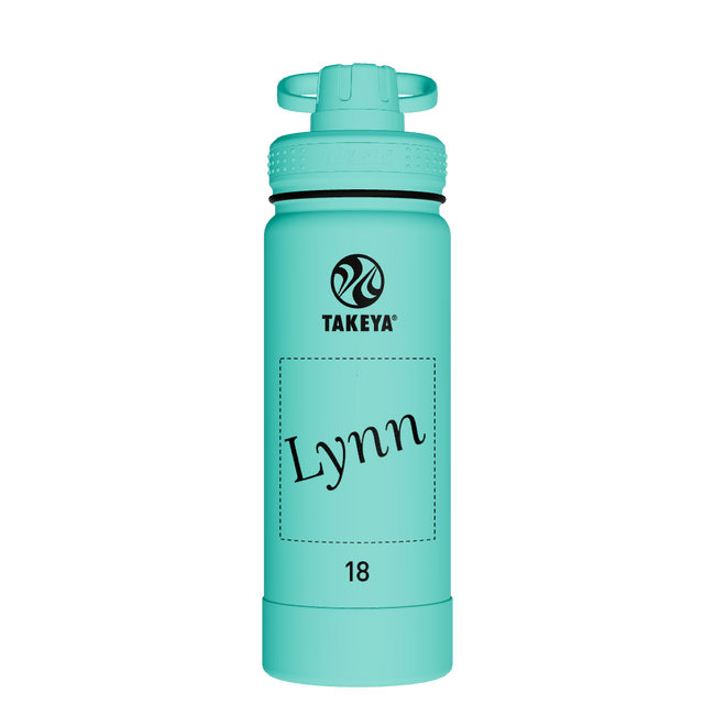 Actives Water Bottle With Spout Lid - customized