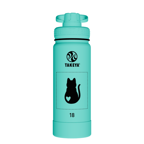 Actives Water Bottle With Spout Lid - customized