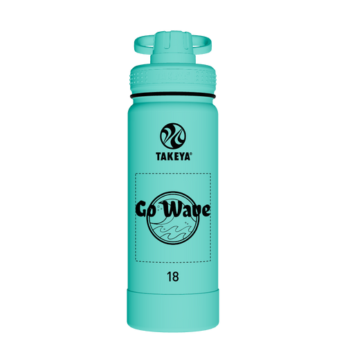 Actives Water Bottle With Spout Lid - customized