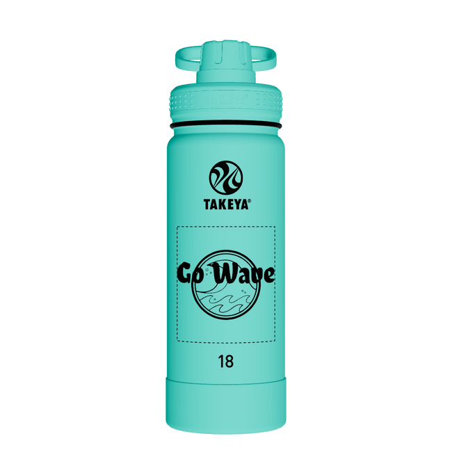 Actives Water Bottle With Spout Lid - customized