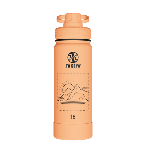 Actives Water Bottle With Spout Lid - customized